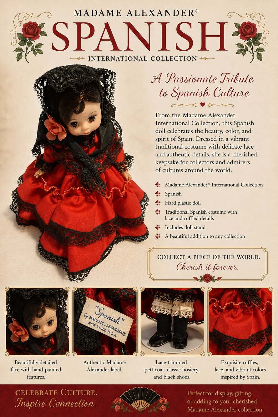 Madame Alexander International Collection Spanish Doll